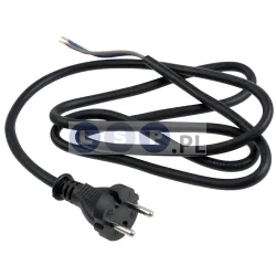 Przewód kabel wtyczka POLSKI gumowy 2x1,5 mm 1.5m