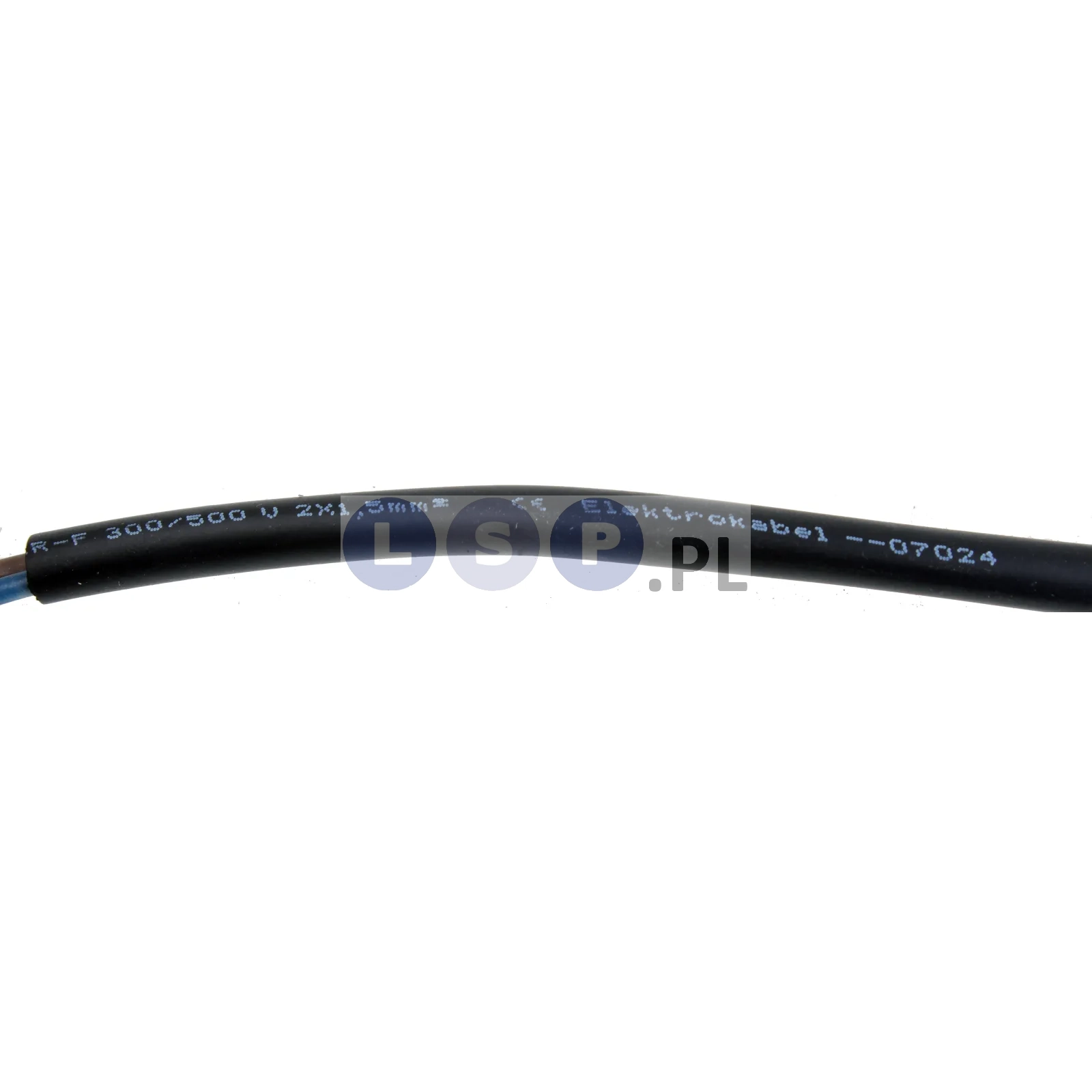 Przewód kabel wtyczka POLSKI gumowy 2x1,5 mm 1.5m