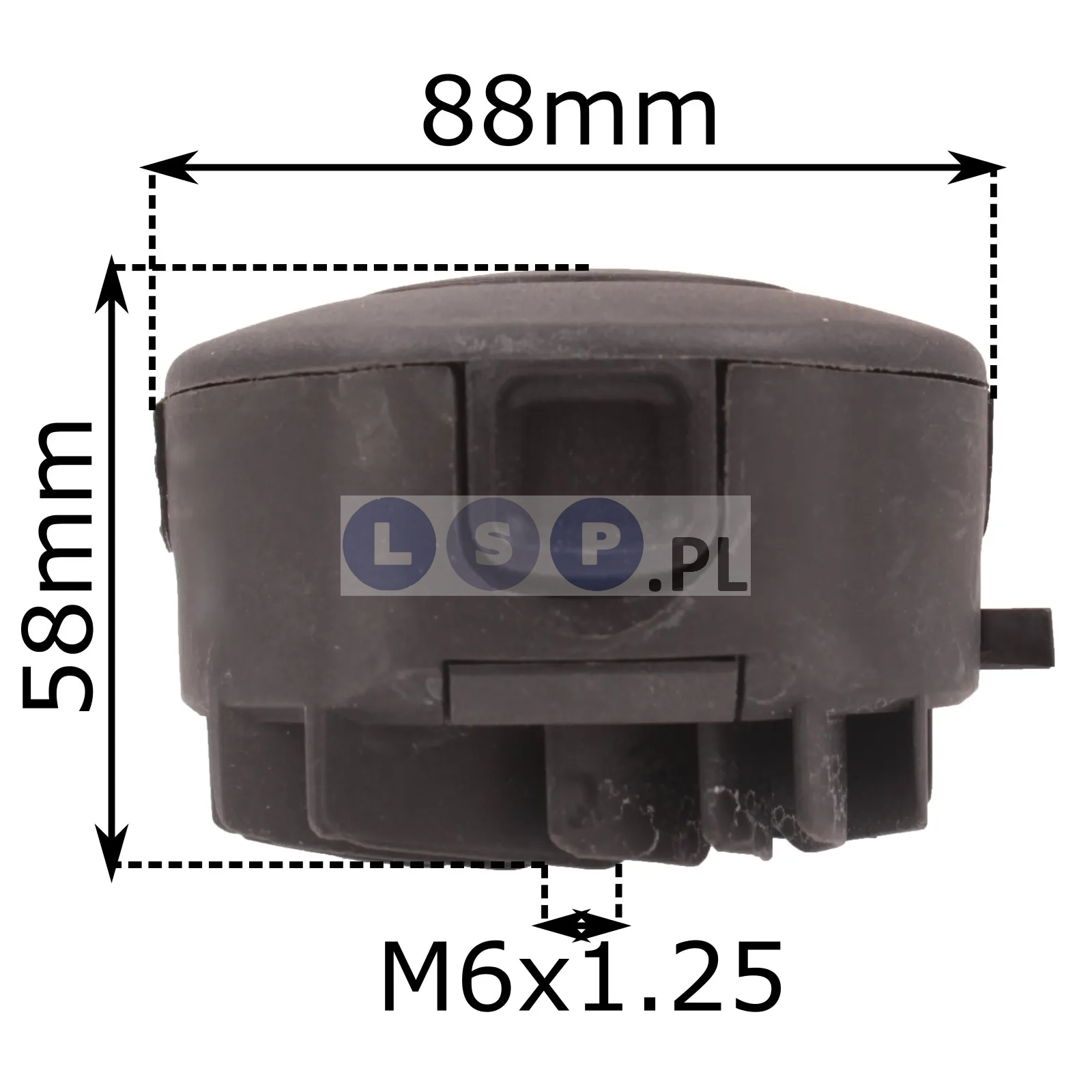 Głowica półautomatyczna M6x1.25 do podkaszarki elektrycznej