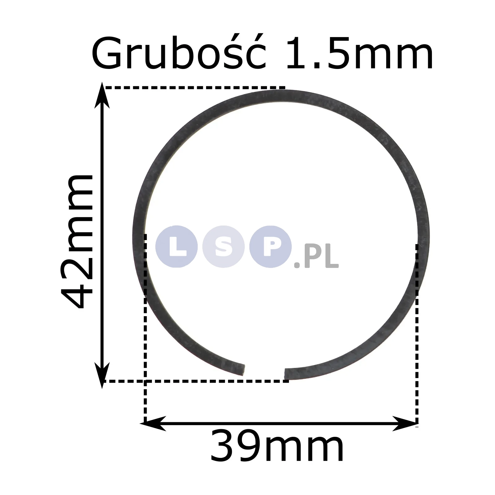 Pierścienie tłoka 40mm kosy spalinowej 