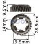 Koło zębate do wiertarki 28.5x14x9.5mm 25 zębów zębatka