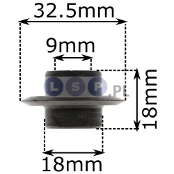 Koło tnące kółko do cięcia rur miedzianych 33x9x18mm ostrze nóż