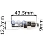 Szybkozłączka męska 1/2&#39; na przewód 9mm do form wtryskowych
