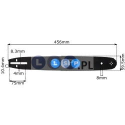 Prowadnica do husqvarna 16”, 3/8"LP