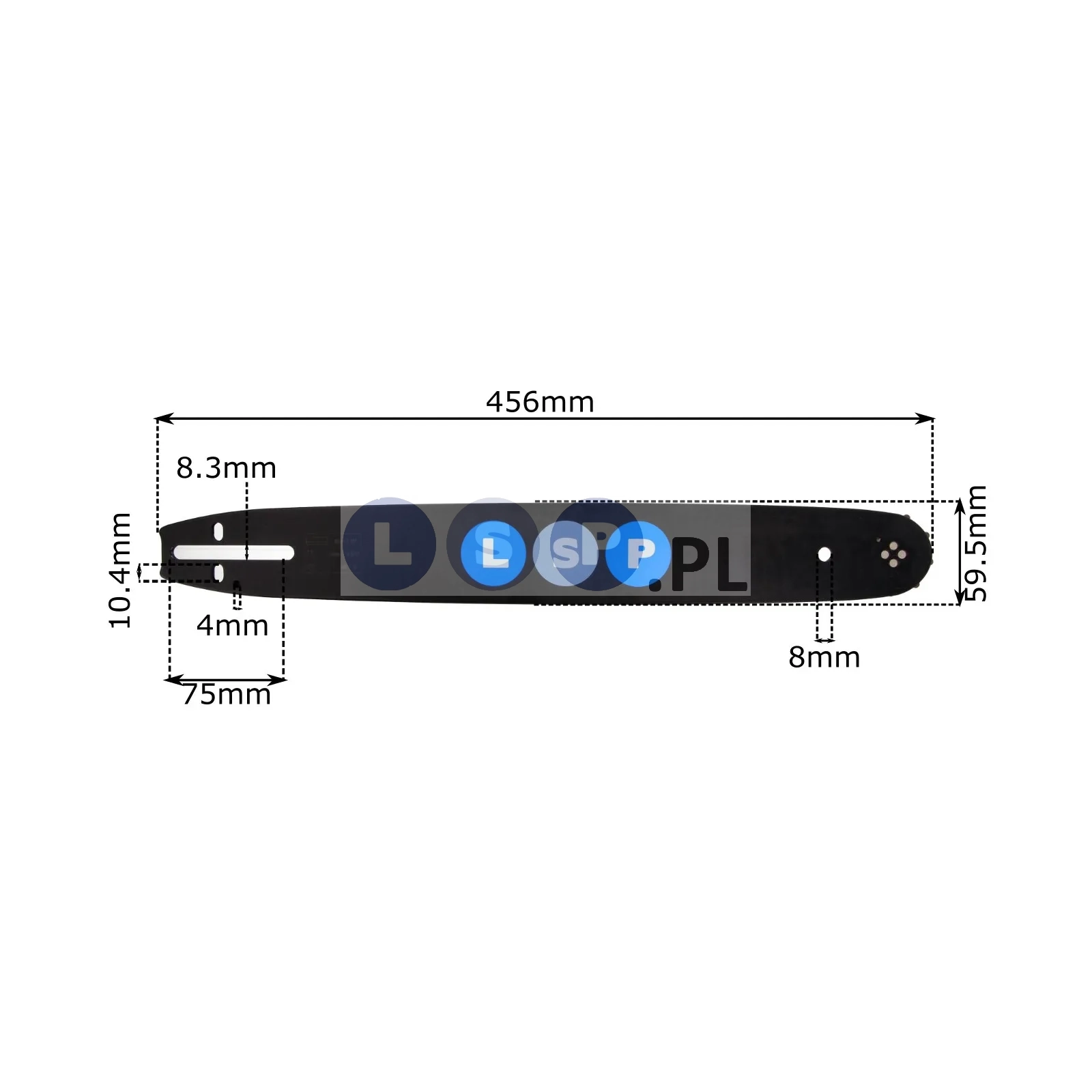 Prowadnica do husqvarna 16”, 3/8"LP