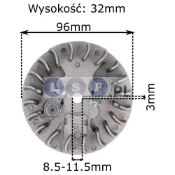 Magneto do piły 3800 NAC koło magnesowe 96mm