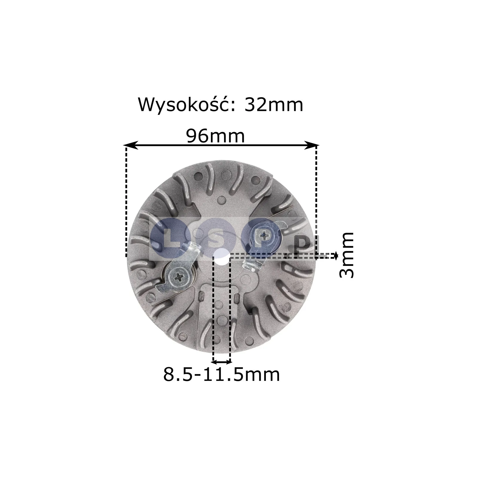 Magneto do piły 3800 NAC koło magnesowe 96mm