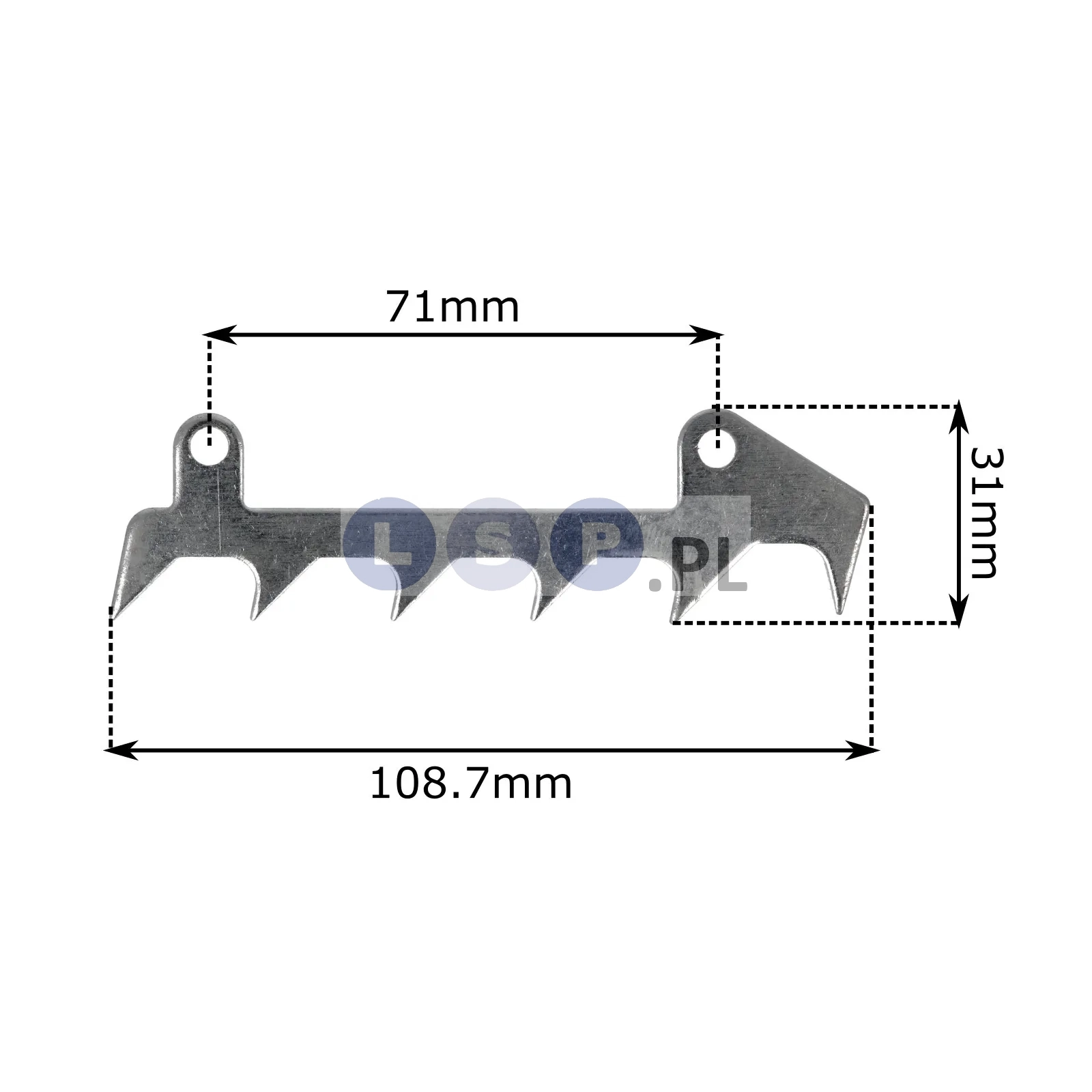 Ostroga do piły Stihl MS 170 180 210 230 250 grzebień przypora zderzak 