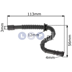 Wąż paliwa Stihl MS290 360 wężyk przewód