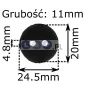 Uszczelka do zbiornika paliwa 20 mm 2 małe otwory kosa