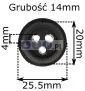 Uszczelka do zbiornika 20 mm 3 duże otwory