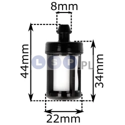 Filtr paliwa do pilarki Stihl MS210 230 250 piły spalinowej