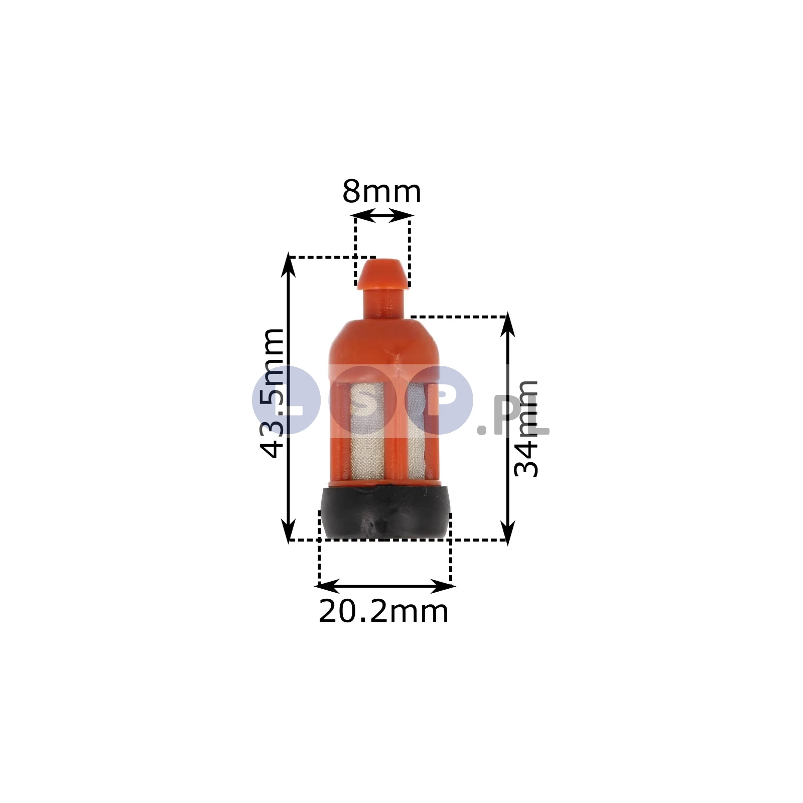 Filtr paliwa do pilarki Stihl MS210 230 250 piły spalinowej 20mm 