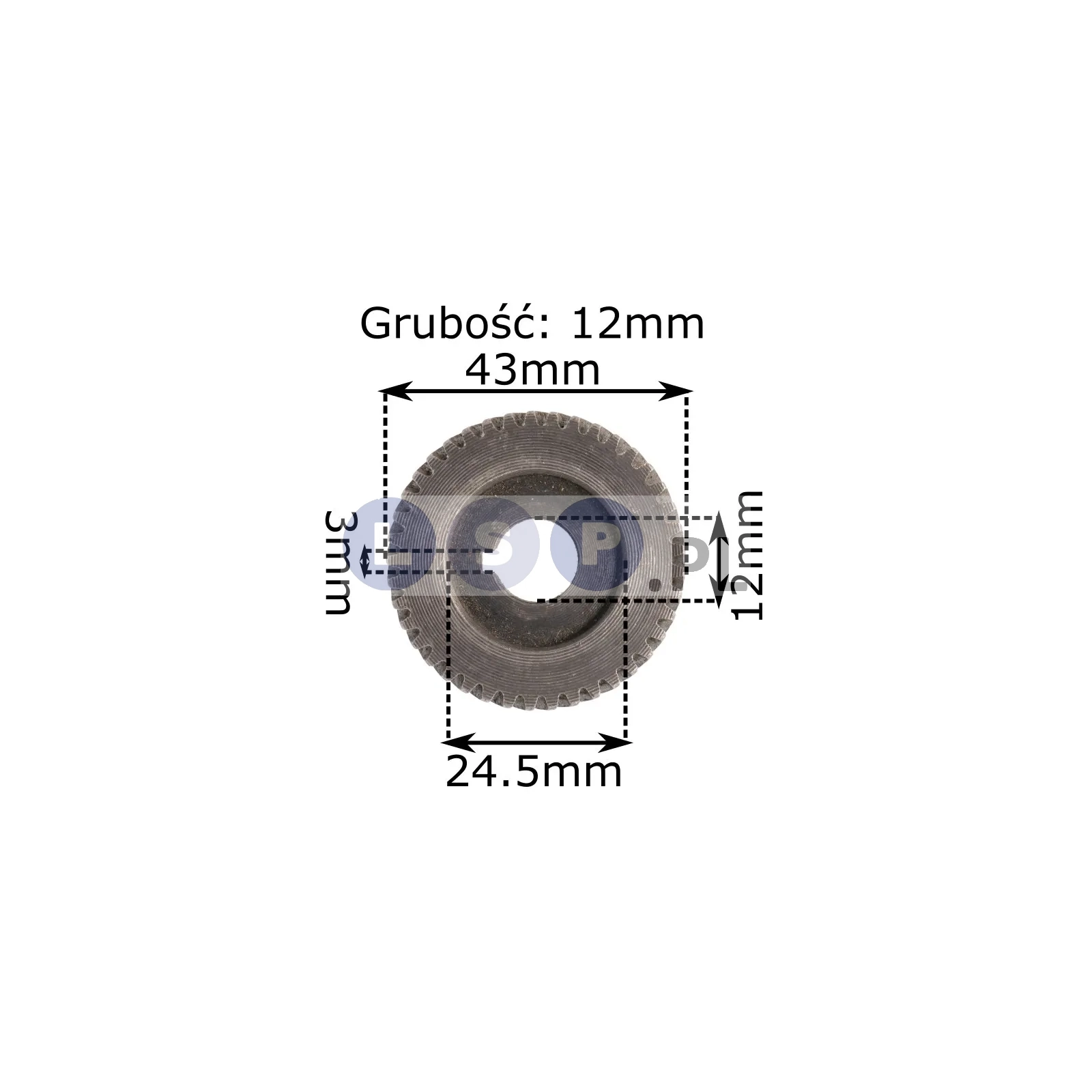 Koło zębate zębatka do wiertarki 43x12x12mm 41 zębów