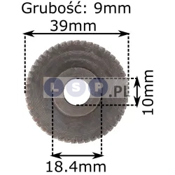 Koło zębate zębatka do wiertarki 39x10x9mm 47 zębów