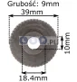 Koło zębate zębatka do wiertarki 39x10x9mm 47 zębów