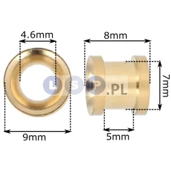 Wpust żyłki głowicy tnącej 4.6mm zestaw naprawczy bębna 