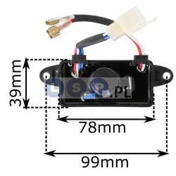 Moduł AVR regulator napięcia agregat 250V 330 µF