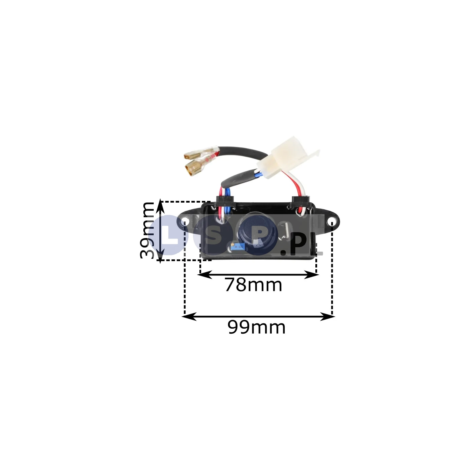 Moduł AVR regulator napięcia agregat 250V 330 µF