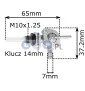 Zawór paliwa M10x1.25 kranik agregatu generatora LEWY