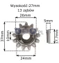 ZĘBATKA NAPĘDU DO KOSIARKI PRAWA LEWA 13 zębów