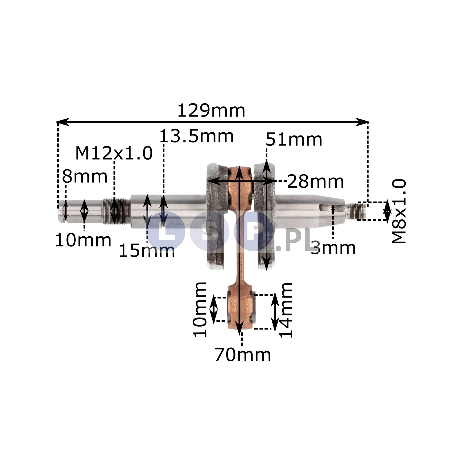 CYLINDER TŁOK STIHL 017 018 MS 170 MS 180 KPL