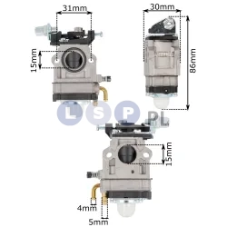 Gaźnik do kosy spalinowej kosiarki uniwersalny 15MM