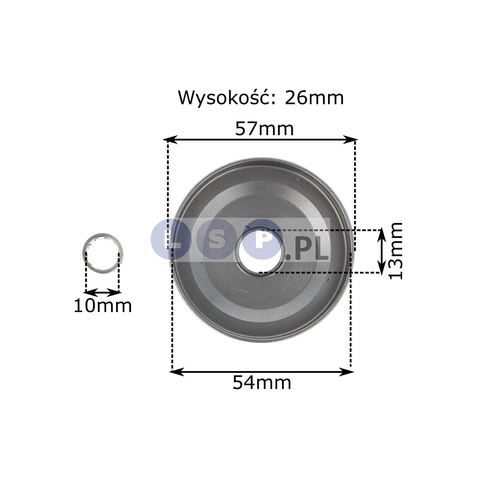 SPRZĘGŁO KOMPLETNE NAC TT-CS2500 UR-CST25-25OW