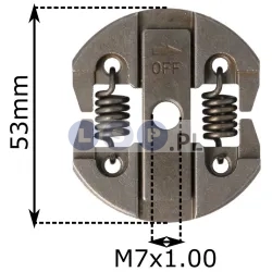 SPRZĘGŁO KOMPLETNE NAC TT-CS2500 UR-CST25-25OW