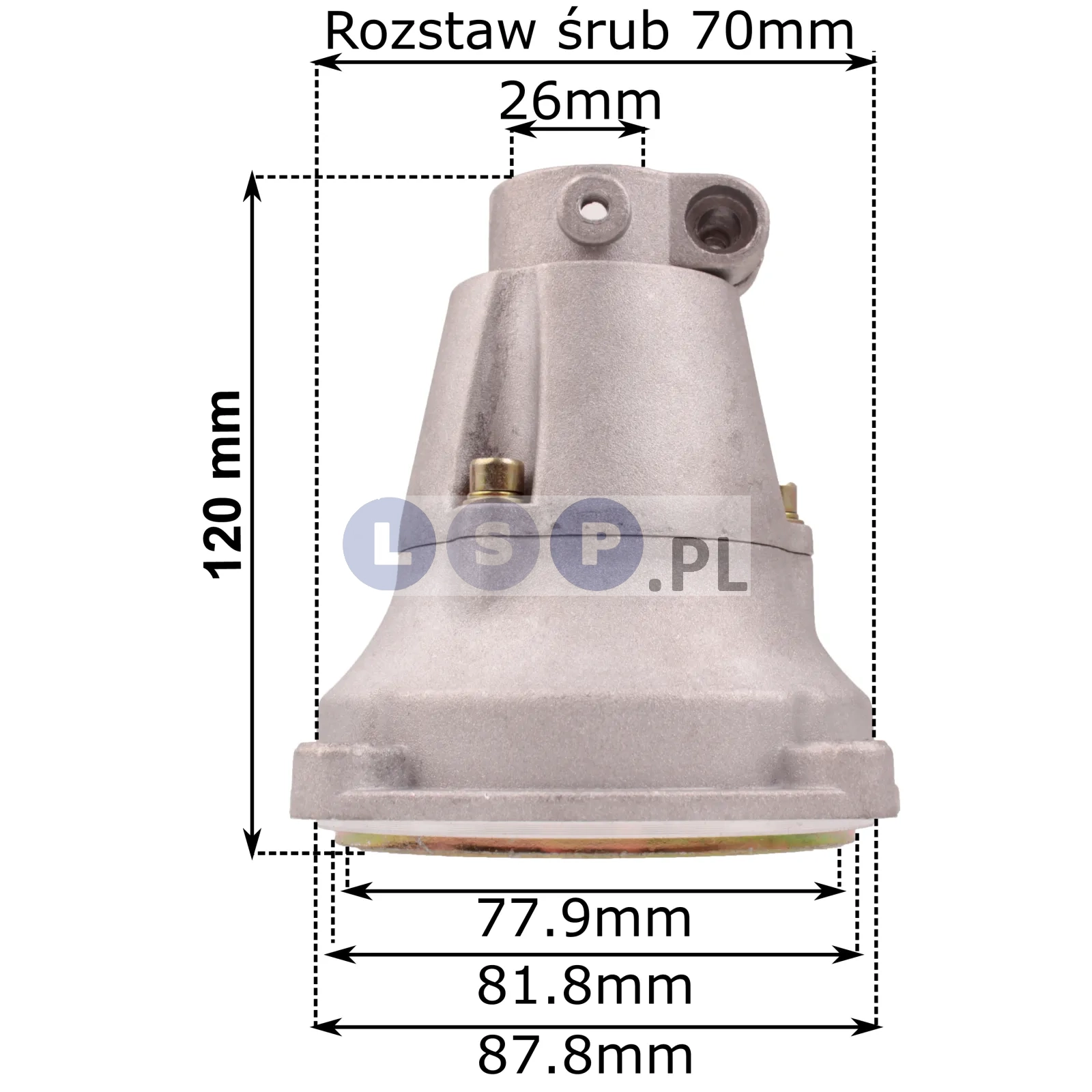 Kosz sprzęgła konektor bęben kosy 26 mm 9 frezów