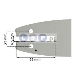 Prowadnica do piły pilarki elektrycznej 35CM 3/8 1.3 mm