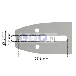 Prowadnica do piły pilarki elektrycznej 35CM 3/8 1.3mm