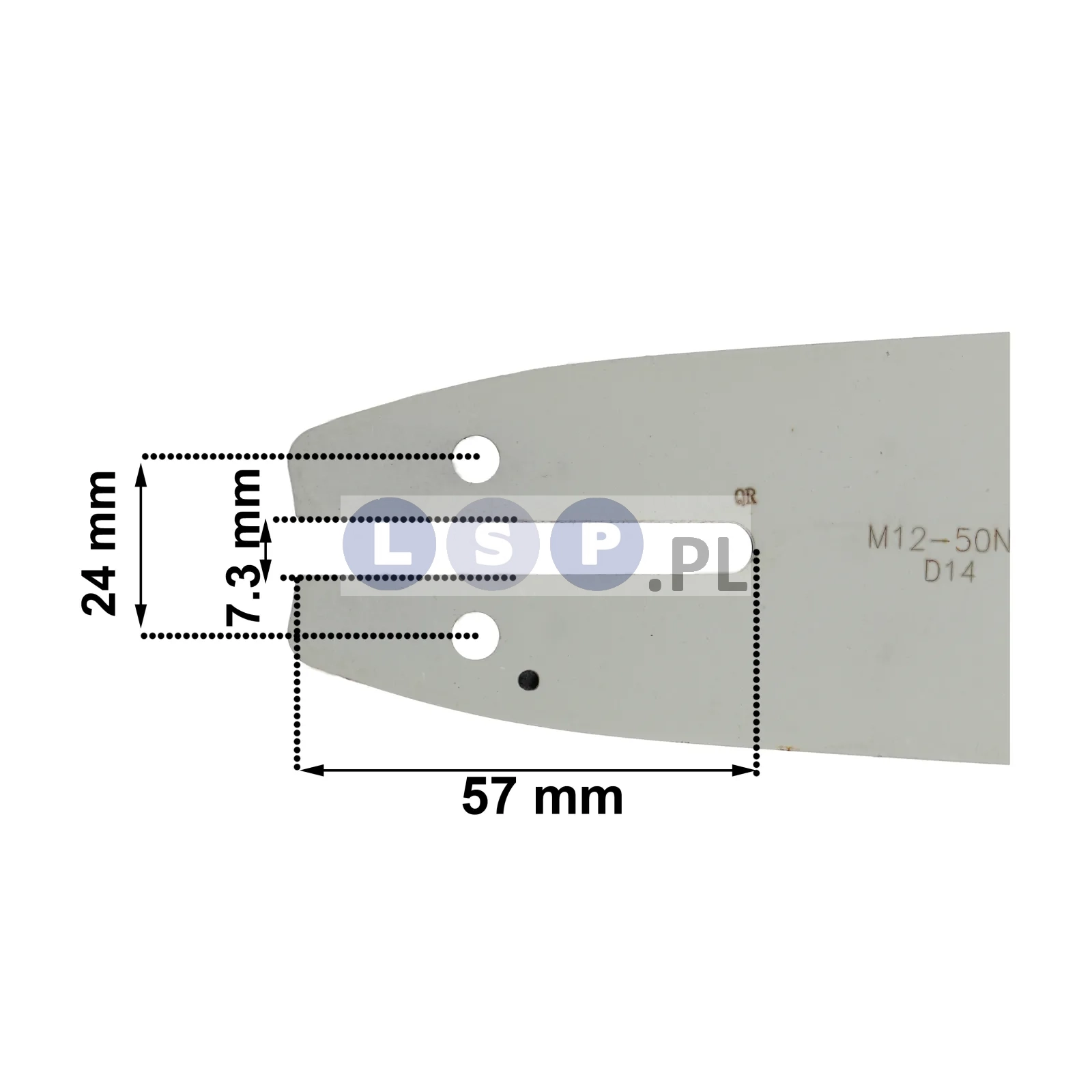 Prowadnica do piły pilarki elektrycznej 30CM 3/8 1.3mm