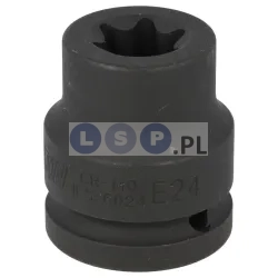 Nasadka udarowa DO ZACISKÓW TORX E24 3/4 57 MM