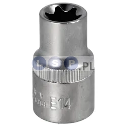 Nasadka TORX Honiton 1/2" E14 CrV krótka