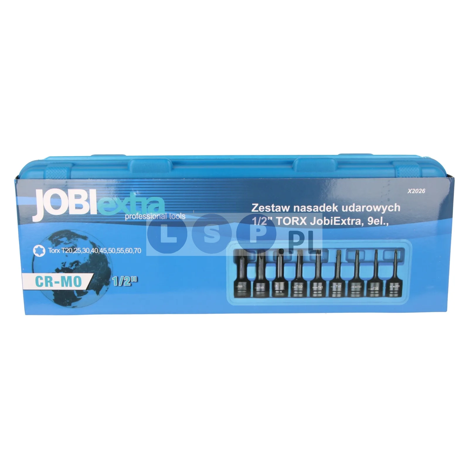 Klucze udarowe TORX 1/2 T20-T70 CR-Mo JOBIextra