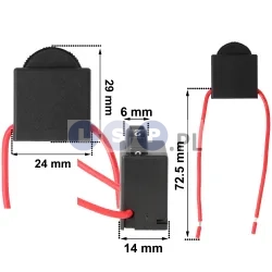 Regulator obrotów DR2-8/1FE szlifierka polerka