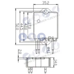 Element rozruchowy do szlifierki kątowej 230 V 16A 230 MM 45-CD330