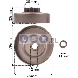 Kosz bęben sprzęgła STIHL 029 034 036 039 MS290