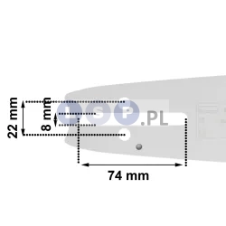 Prowadnica do piły HUSQVARNA 38 CM .325 1.5 MM