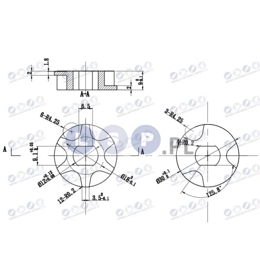 Zębatka pilarki MAKITA UC3520A UC4020A UC3541A