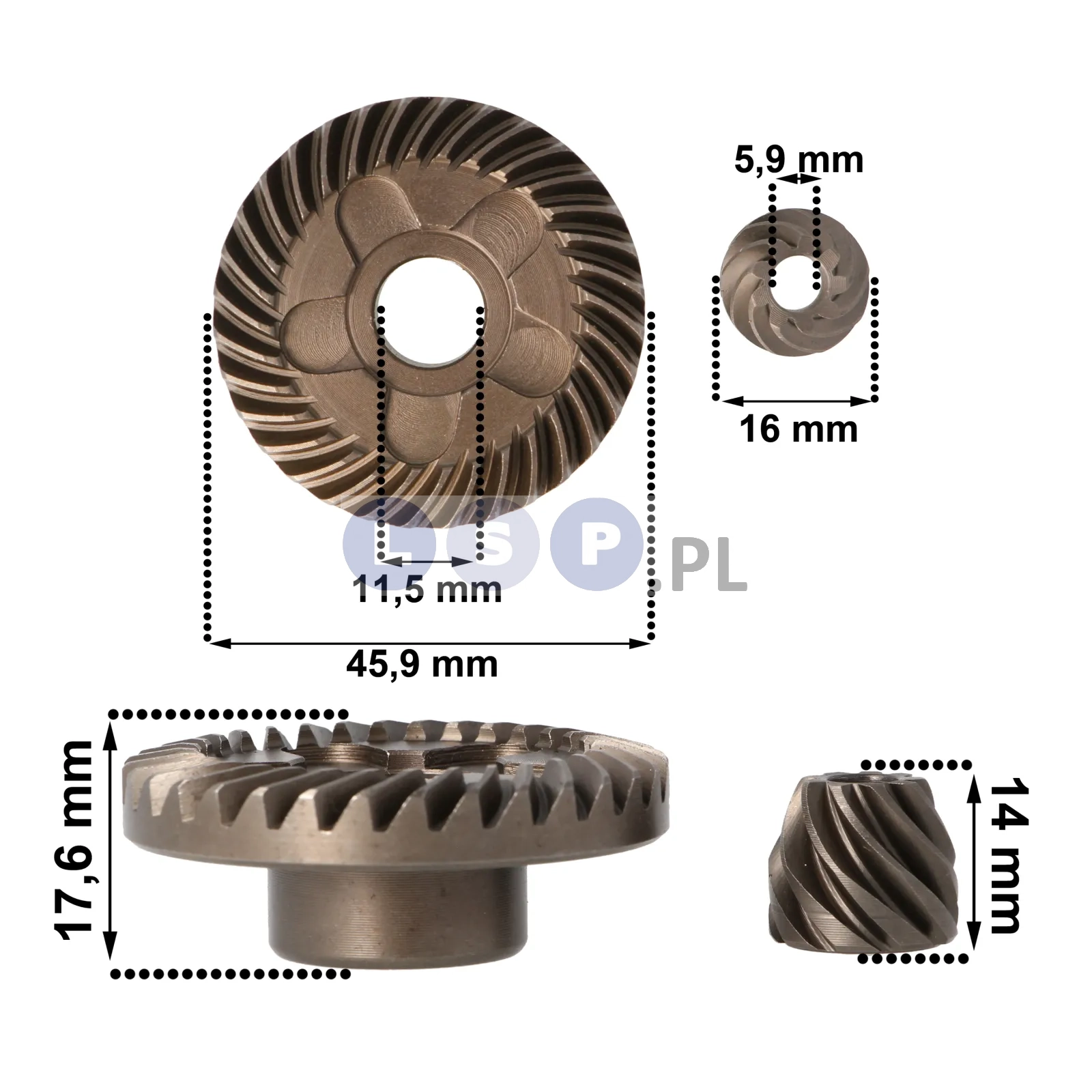 Przekładnia zębata GWS 850 C CE 6-125 PWS