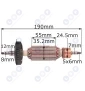 WIRNIK do szlifierki MAKITA 9565CV 9565CVR 9565CR 9565CV zestaw WIRNIK do szlifierki MAKITA 9565CV 9565CVR 9565CR 9565CV zestaw