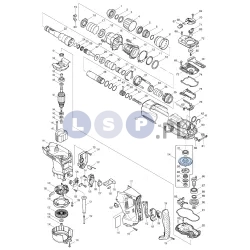 Koło zębate zębatka trzpień do MAKITA HR4001C HR4002 HR4011C 135508-6