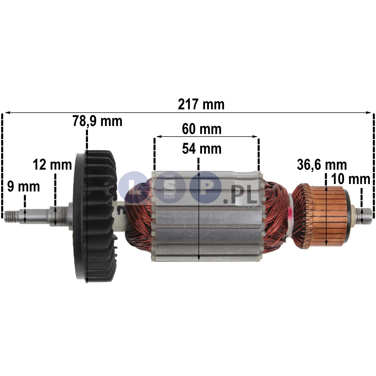 Wirnik do MAKITA GA9040R GA9040 GA7040 szczotki łożyska