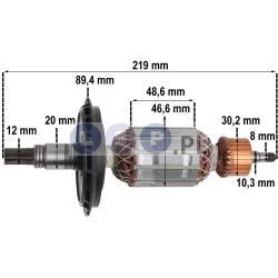 Wirnik BOSCH GBH 7 DE 7-45 DE 7-46 DE 1614010213 ZESTAW