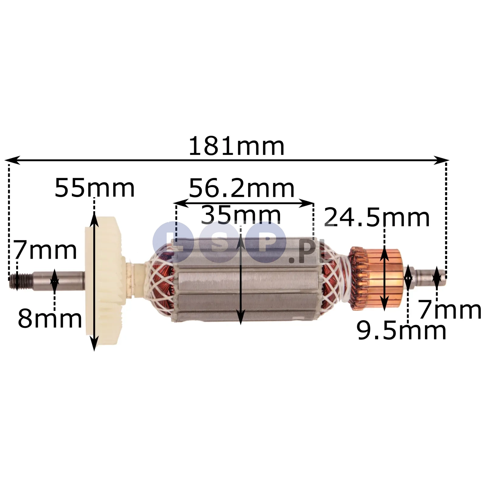 Wirnik do szlifierki BOSCH GWS 19-125 CI CIE HILTI AG125-19SE 1600A00D2N