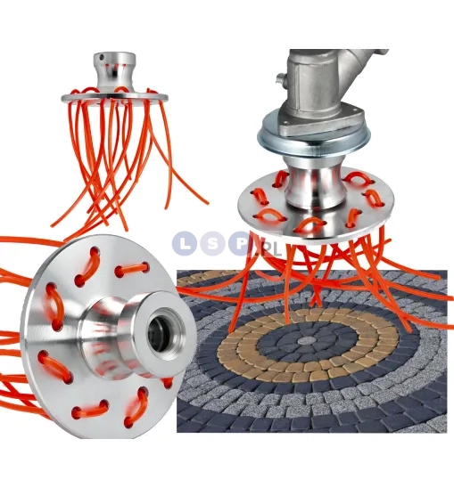 Głowica żyłkowa szczotka do kosy tarcza usuwania chwastów kostki