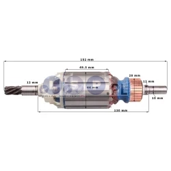 Wirnik do DeWalt D25500, D25600, D25830