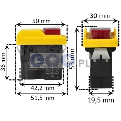 Włącznik wyłącznik szlifierka stołowa CK-1 5E4